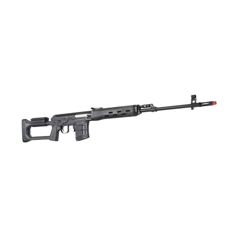 LCT SVD Dragunov Electric Airsoft Sniper Rifle (Color: Black)